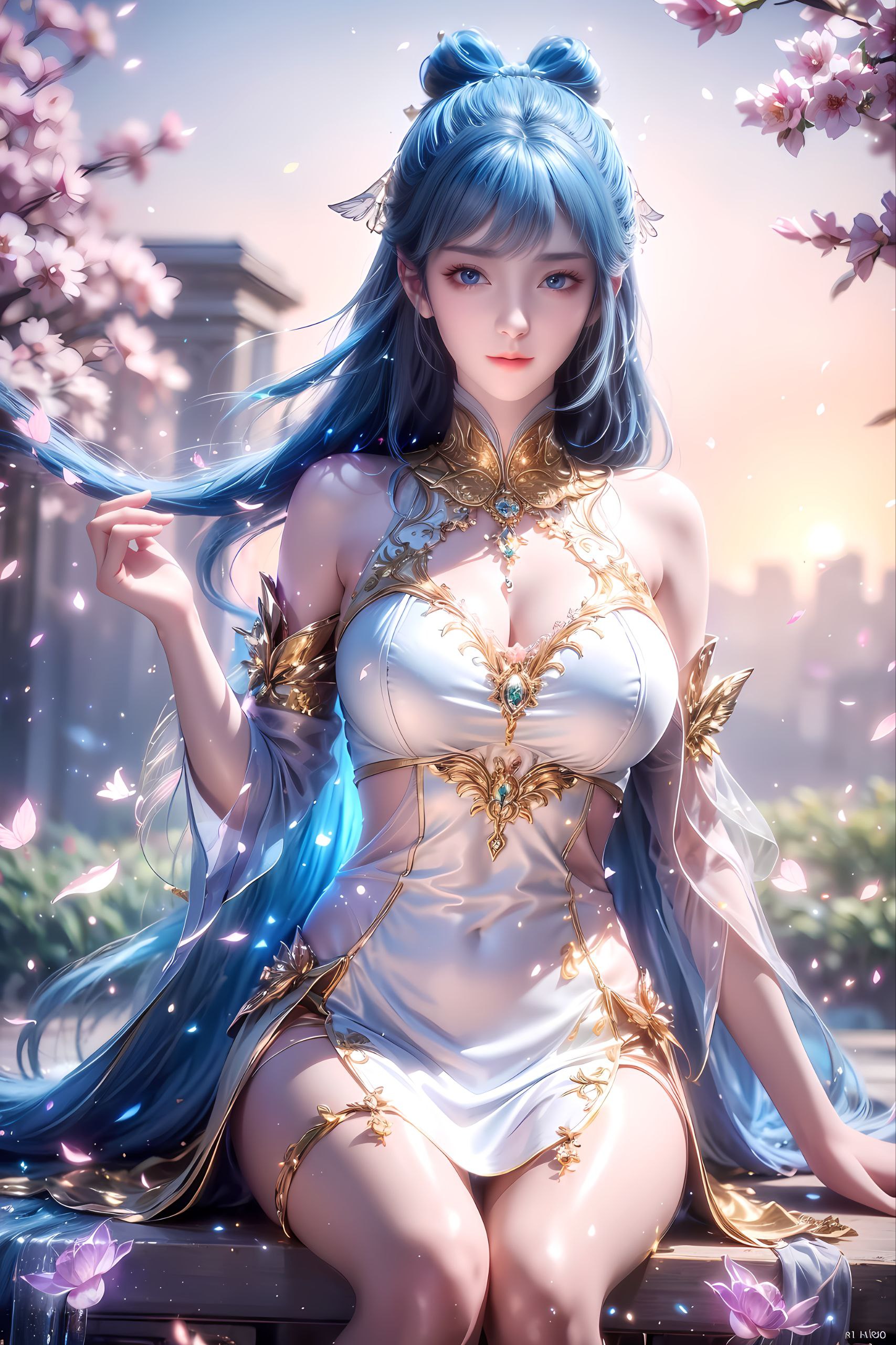 她的出现丰